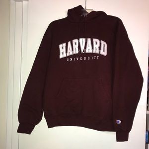 harvard university hoodie champion